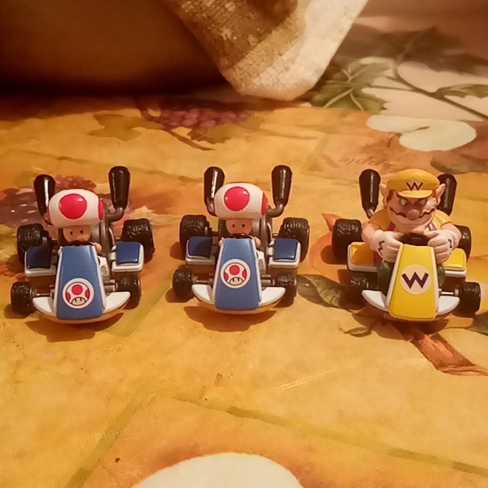 Toad, Wario, Donkey Kong and Yoshi Carts